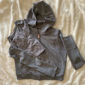 Frank and Eileen Tee Lab hoodie & layer tank, S